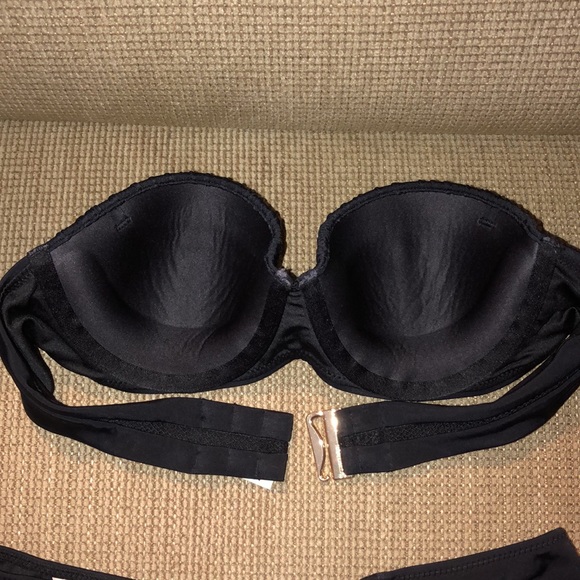 Victoria’s Secret Bandeau Bikini Set (Black) - Picture 4 of 5